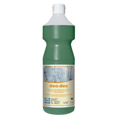 DEO-DES Pramol бактерицидное средство для любых моющихся поверхностей, концентрат 1 л