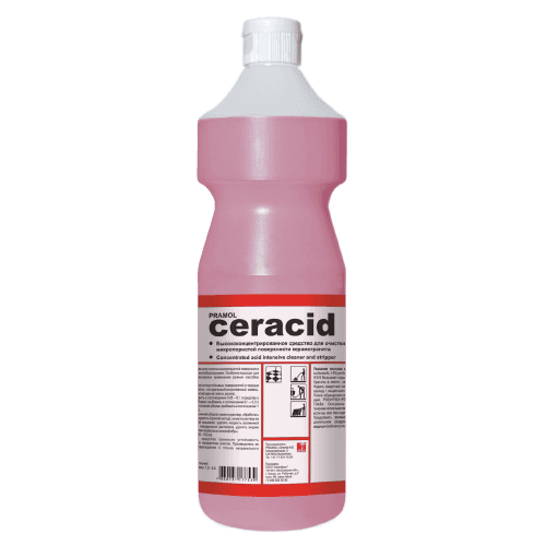 CERACID Pramol кислотное чистящее средство для изделий из керамогранита 1 л