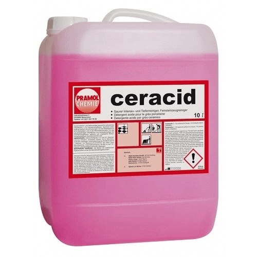 Кислотное средство для керамогранита CERACID Pramol (10 л) 1137.101 – фото