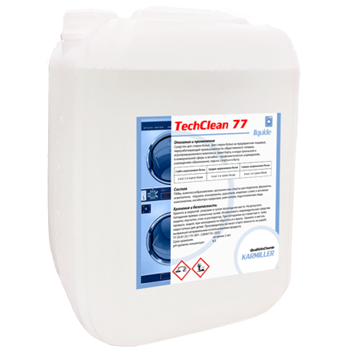 TechClean liquide 77 Концентрированное средство на основе энзимов и тензидов для стирки белья, 10 л