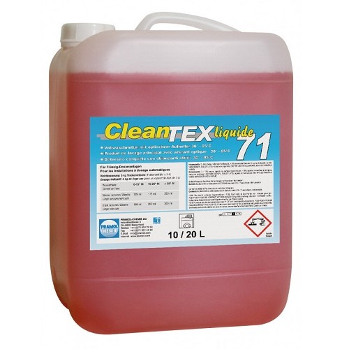 CleanTEX Liquide 71 - жидкое моющее средство с оптическим отбеливателем
