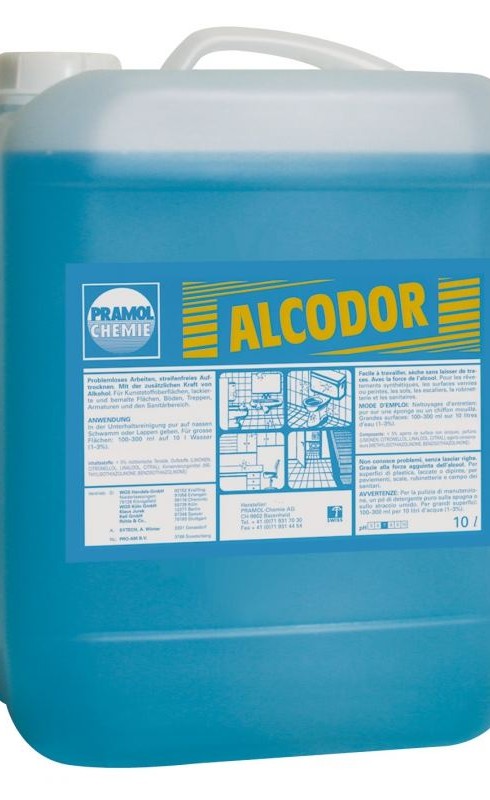 ALCODOR Pramol очиститель с содержанием спирта и низким пенообразованием 10 л