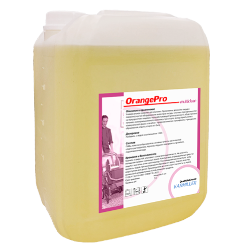 OrangePro Karmiller  - средство для ручной уборки всех влагостойких поверхностей, 10 л